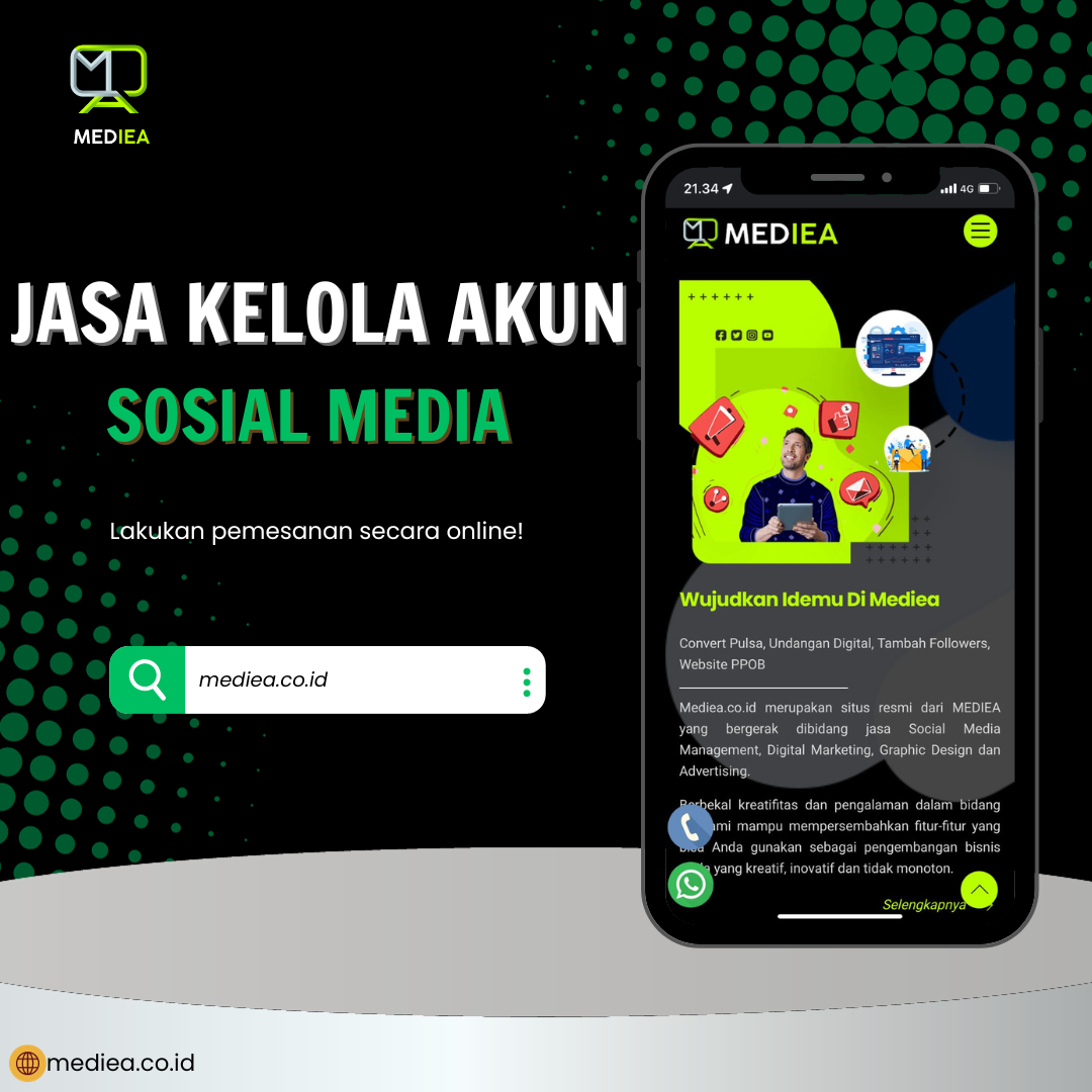 JASA KELOLA SOSIAL MEDIA - Mediea.id